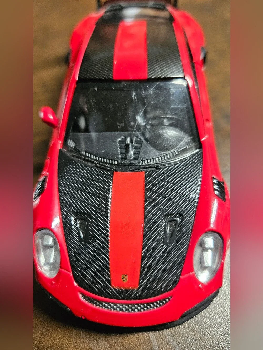 MSZ 1:32 scale Porsche 911 GT3 RS Weissach Package diecast model car.